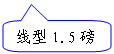 圆角矩形标注: 线型1.5磅